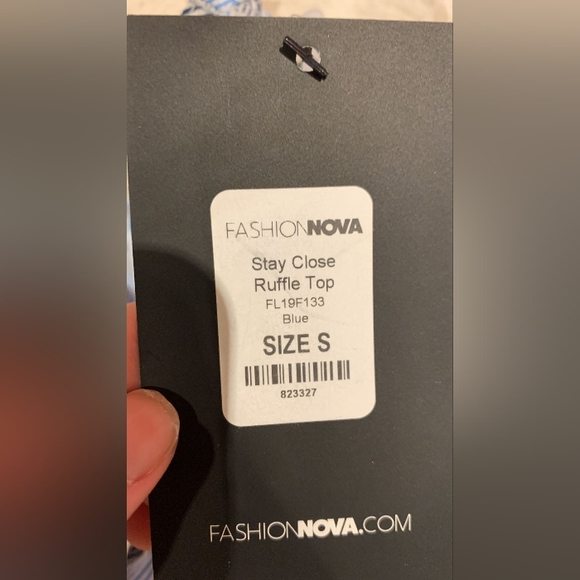 Fashion Nova Top - Blue - Picture 3 of 3